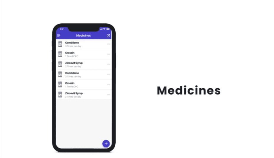 Fever Traking app flutter app development 3