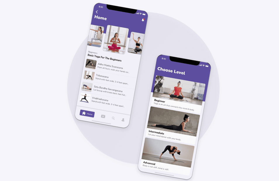 Yoga App Flutter Mobile App Development 3