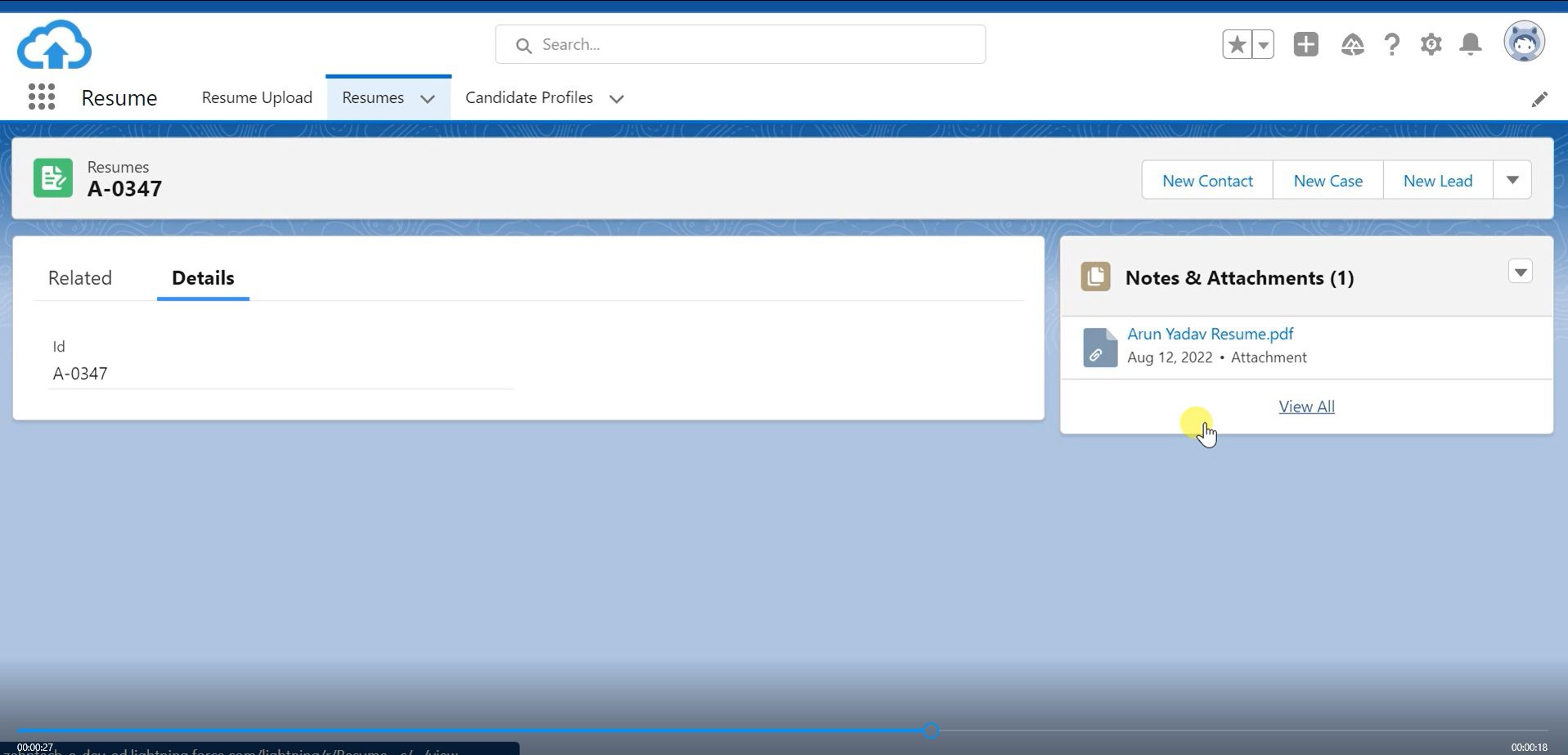 Resume Digital Salesforce APP2
