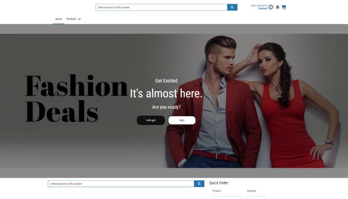 eCommerce Website Built With Salesforce 1