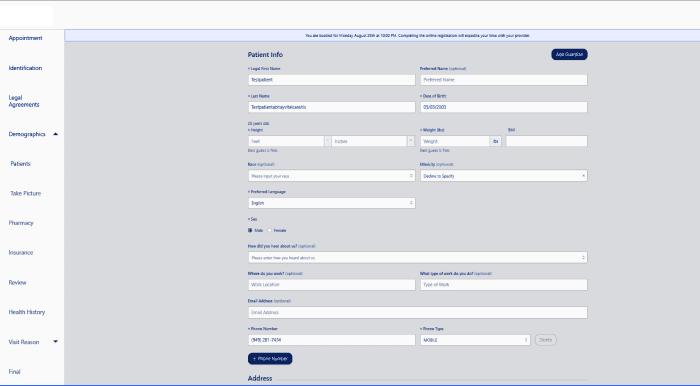 Webapp for Healthcare company1