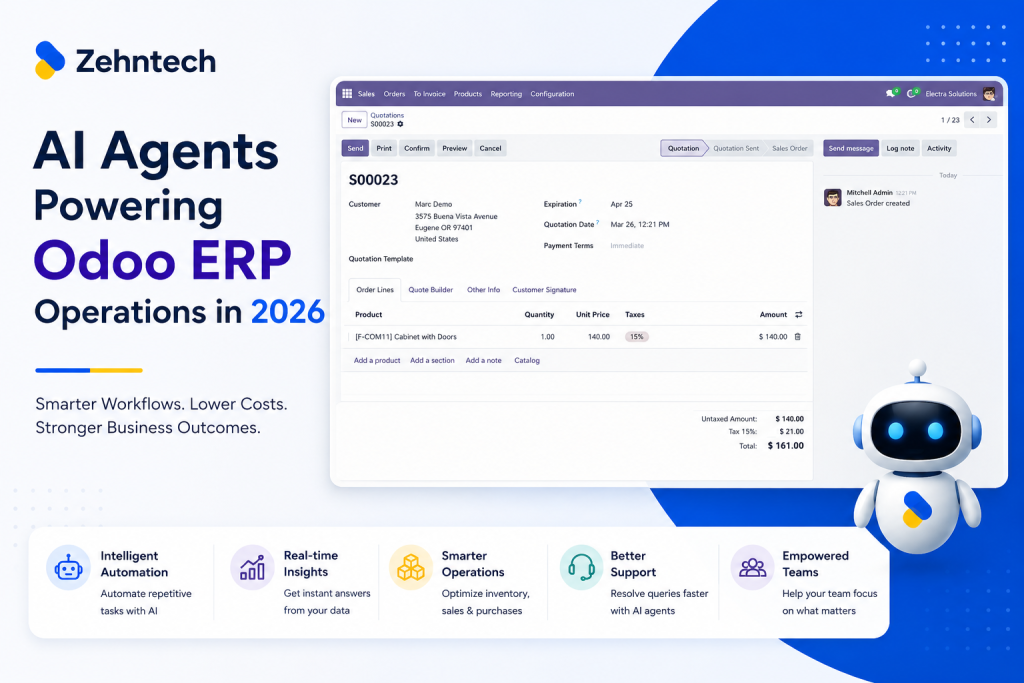 AI Agents Are Transforming Odoo ERP Operations in 2026
